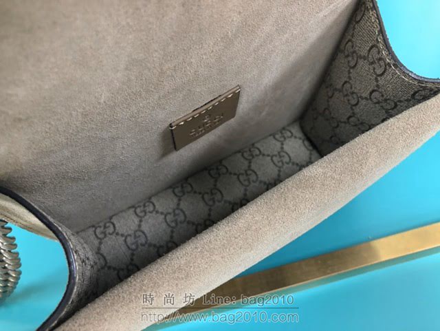 Gucci古馳包包 G家新款女包 款號:421970 古奇鏈條單肩斜挎包 Gucci小號酒神包  gdj1348